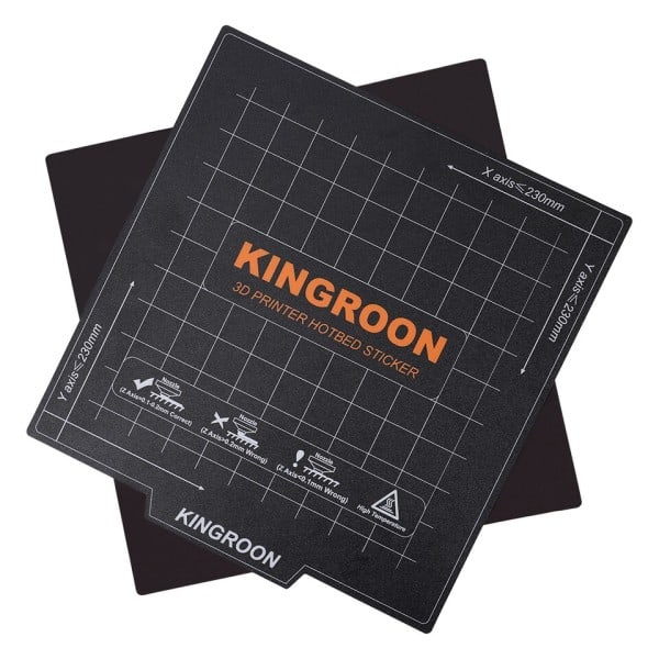 Fleksibel Magnetisk Plate Flex seng klistremerke 235*235mm 180*180mm 3D Printer Plattform Seng
