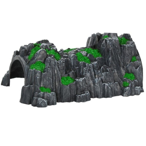 Plast Rockery Tunnel Bor Tog Slot Jernbane Tilbehør Legetøj