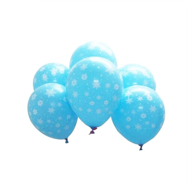 12 stk   12 tommer   jul   frossen   snøfnugg   lateks   ballong