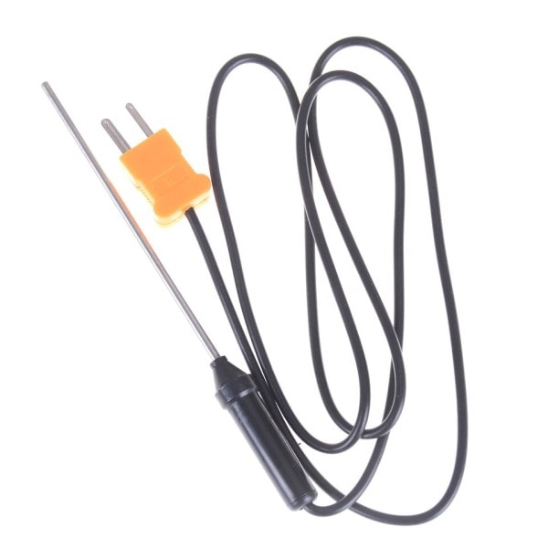 1 st K Typ Termoelement Sond Sensor Temperatur Regler Med Tråd Kabel