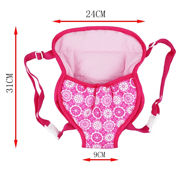Nukke reppu 43cm nukeille Mini kantolaukku