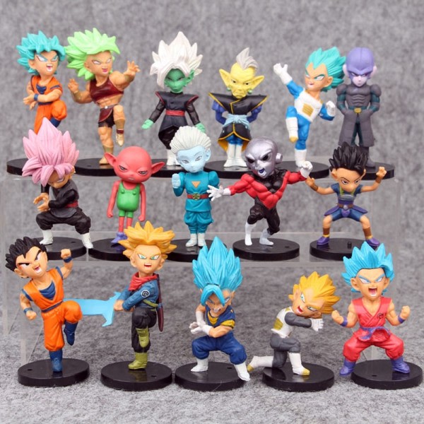 Dragon Ball Z Super Saiyan Søn Goku Søn Gohan Vegeta Broly Piccolo Majin Buu Action Figur