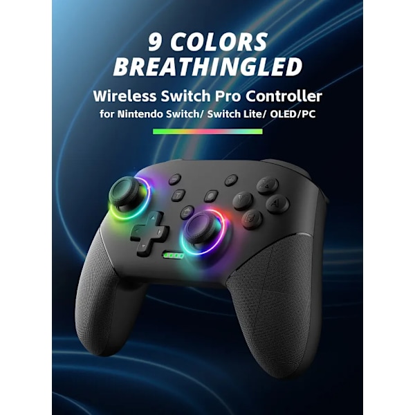 Wireless Controller For Nintendo Switch OLED/Lite Console Pro Gamepad med 1000Mah Batteri