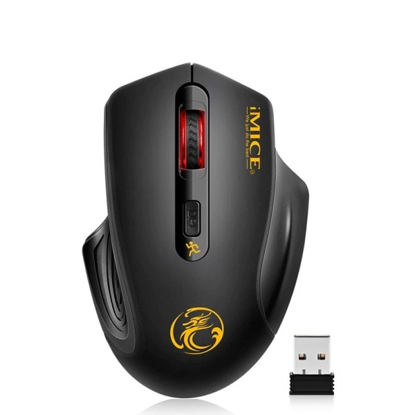USB 3.0 Mottaker Trådløs Mus 2.4G Silent Mus 4 knapper 2000DPI Optisk Datamaskin Mus
