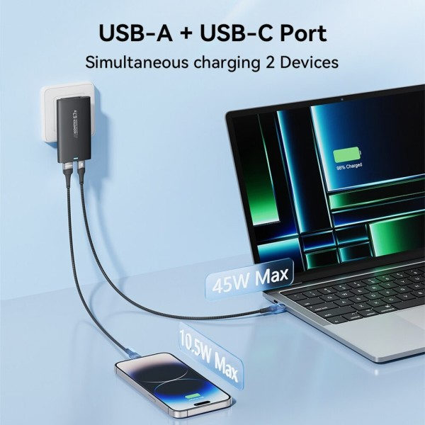 Laddare Ultra Tunn Snabb Ladda USB Typ C Laddare