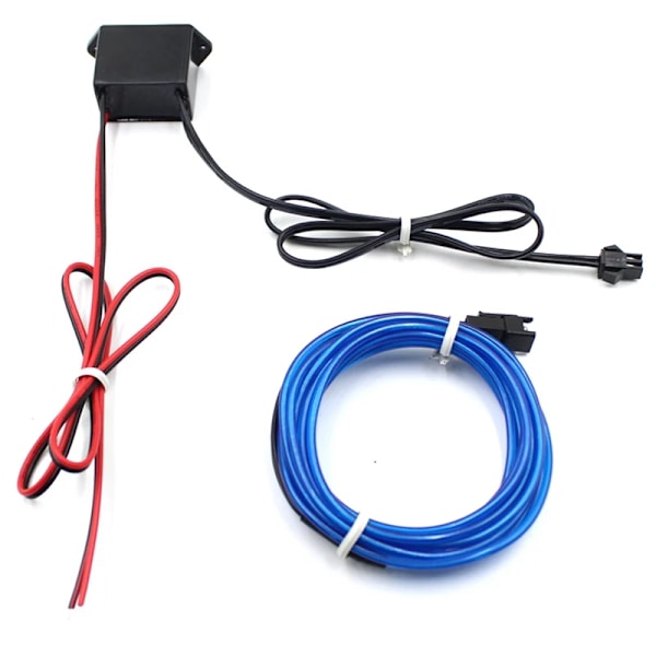 EL Wire 1 2 3 5 10M Fleksibel Neon Lys Led Strip