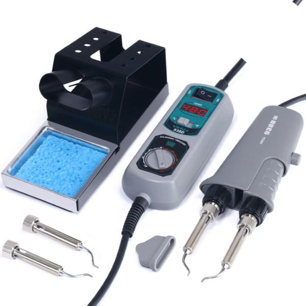 Bärbar pincett Lödstation 110V 220V Lödjärn Station Chip Kit Set