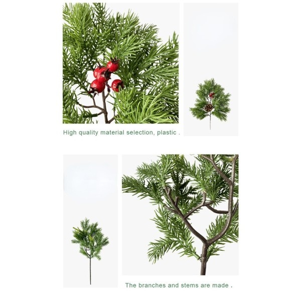 Grøn Rayon Vine Hængende Løv Krans Plante Blade Hjem Dekor Jule pynt Kunstige Planter