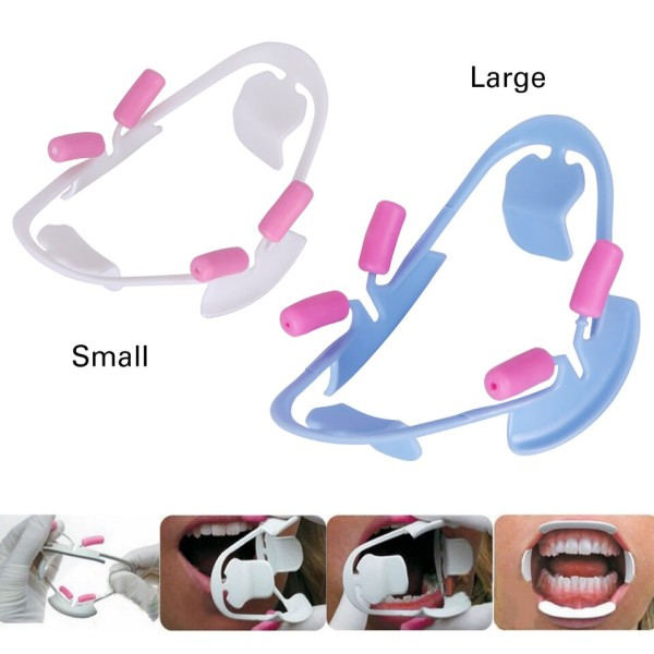 Tandvård 3D tänder blekning kind upprullare O form intraoral kind läppöppnare