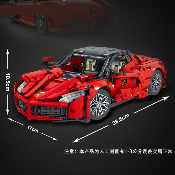 Teknisk APP Fjärrkontroll Moter Kraft Sport Bil Bygg Block MOC Super Racing Fordon Modell Klossar Set Leksaker