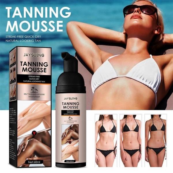 Self Tanning Mousse Spray Fast Body Face Self Tanner 60ml Cream Mak Makeup Solarium Foundation Fake Tan D5n8