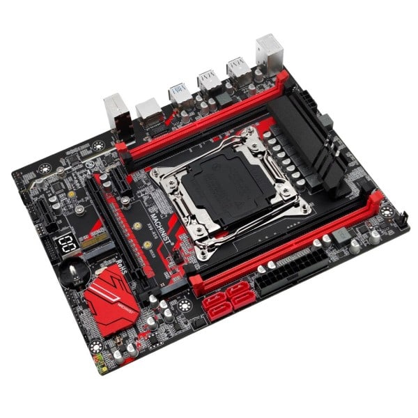 X99 Moderkort LGA 2011-3 Set Kit Med Intel Xeon E5 2640 V3 CPU 16GB(2*8G) DDR4 ECC RAM