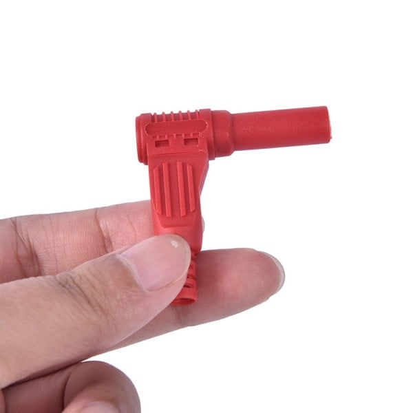 2st 4mm hane höger vinkel isolering tråd lod typ diy banan plugg kontakter