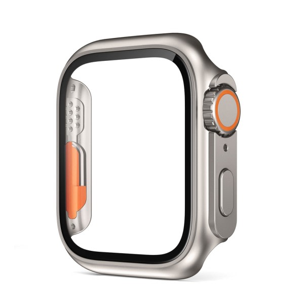 Apple Watch Case 45mm Glass Utseende Oppgradering ultra iWatch Series 8 7
