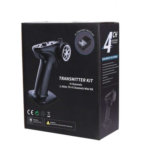 GA-4H-TX TX4 2,4GHz 4CH Radio System Sändare Kontrollkontroll Fjärrkontroll / Mottagare