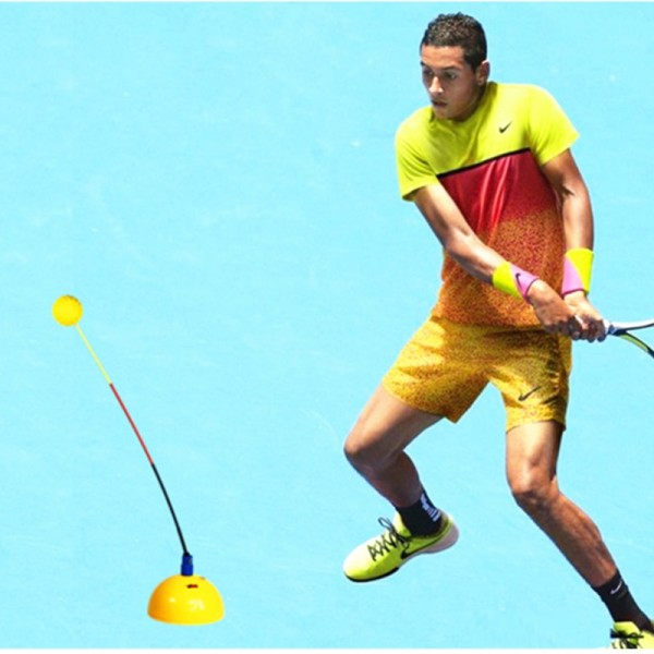 Bärbar Tennis Tränare Utrustning Rebound Träning Träning Verktyg