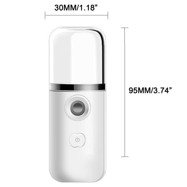 40ml Bærbar Genopladelig Små Trådløs Nano Personlig Ansigtssprøjte Køl Tåge Maker Fogger Fugter