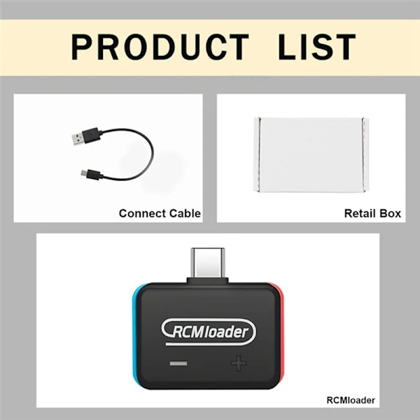 V5 RCM Loader+RCM Jig Clip Værktøj til Nintend Switch NS Konsol med USB kabel Indbygget Injection Program