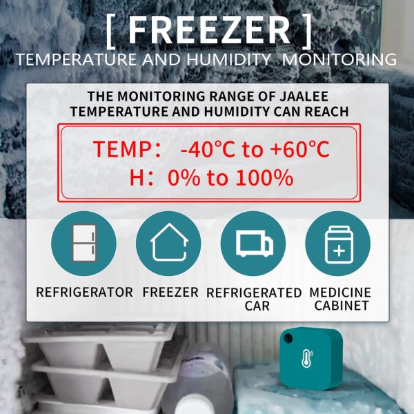 Temperatur/Fugtighed/Dugpunkt/VPD Sensor Termometer/Hygrometer Logger