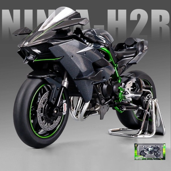 Kawasaki H2R Ninja Alloy Die Cast Motorsykkel Modell Leketøy