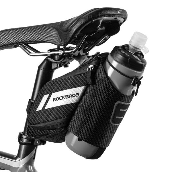 Cykel taske vand afvisende holdbar reflekterende MTB vej cykel med vand flaske lomme