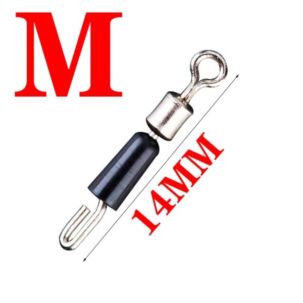 Lager Swivel Fiske Krok Snabb Anslutning Solid Ringar Rullande Fiske Line