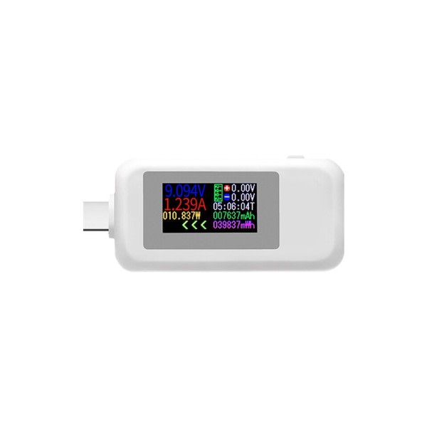 Type-C USB tester strøm spenning strøm tester timing amperemeter