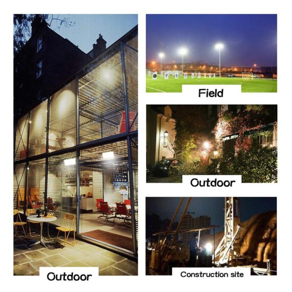 Led Floodlight 50W Vandtæt IP65 Udendørs LED Reflektor Lys