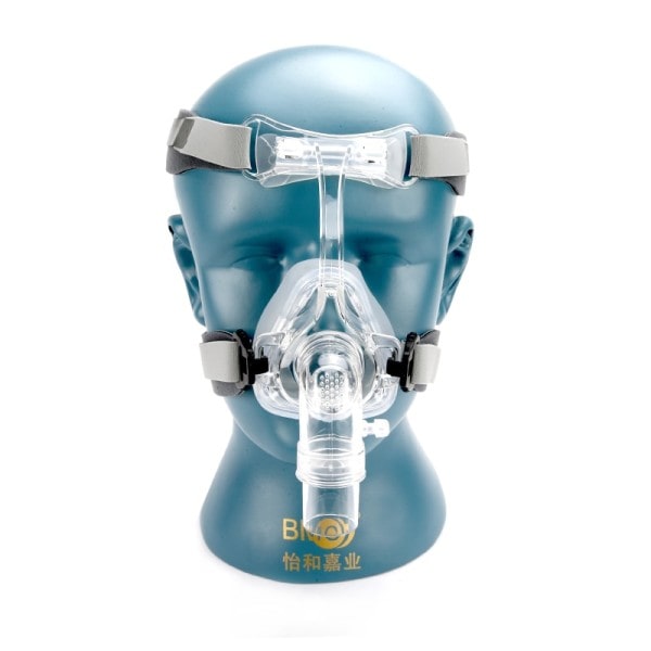 Nesemaske Med Hodeplagg Silisium Gel Puter For CPAP Maskin Søvn apné