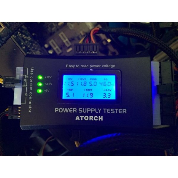 Ström försörjning testare kontroll snabb bank försörjning ström mätning diagnostik testare verktyg