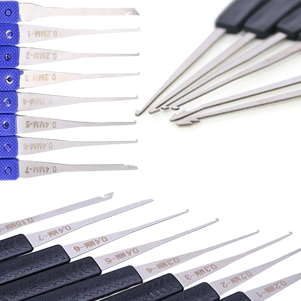 Lukkosepän Extractor Tools Kit Broken Key Remove Tool Set with Tension Wrench Tools  for Family,Home Life Helper