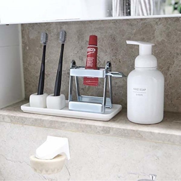 Rolling Squeezer Lazy Tandkräm Dispenser Badrum Tillbehör Set Tandkräm Squeezer
