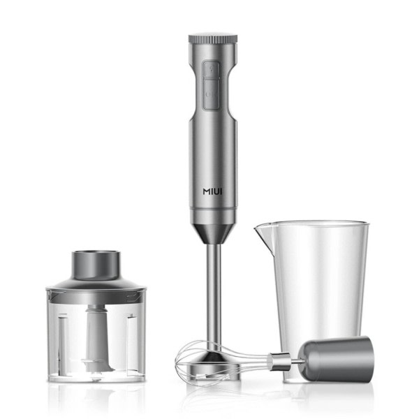 Hånd Immersion Blender 1000W Kraftfuld 4-i-1 rustfrit stål pind mad mixer