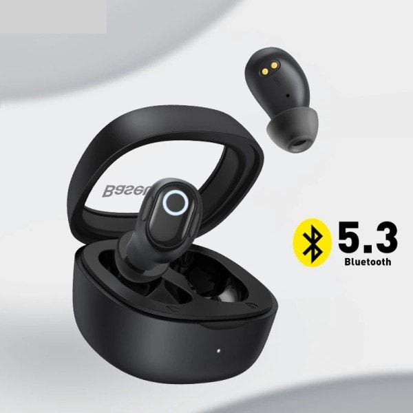 Langattomat kuulokkeet TWS Bluetooth 5.3 kuulokkeet, Mini ja kompakti mukava käyttöinen 2C 25 tuntia pitkä akun kesto