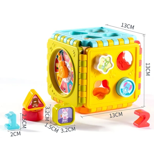 Gutter Jenter Shape Matching Nummer Sorter Spill Baby Montessori Pedagogisk Leker