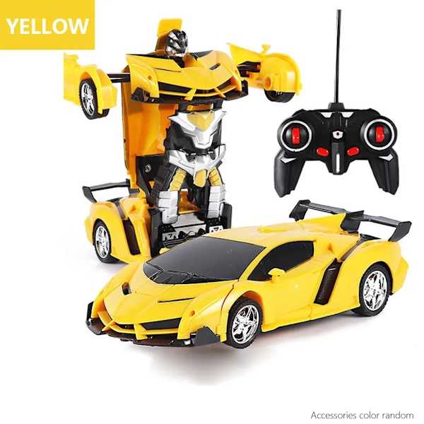 Kaukosäädin RC Auto Transformaatio Robotit Urheilu Ajoneuvo Malli Kaukosäädin 2 1 Deformaatio Auto