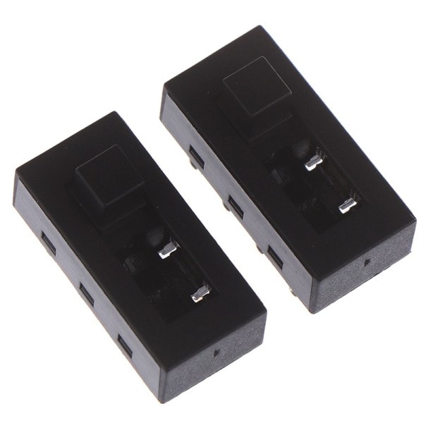 2 Pcst Svart 12A 250V 3 Position 8 Pin Toggle Slide Switchar