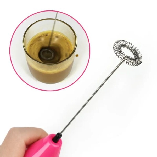 Kök Hand el visp Mini kaffe visp mjölk visp bubblare  prylar  kök tillbehör