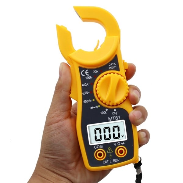 Digital Multimeter Amper klämma mätare ström klämma pincers AC DC ström spänning testare