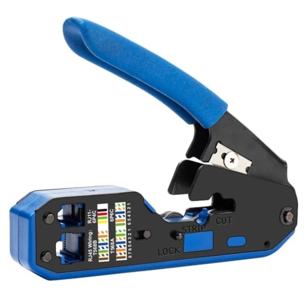 Nätverk Kabel Avskiljare Crimper Dubbelanvändning Tång Kutter För Cat6 Cat 5E Cat5 RJ12 RJ11 Rj45 Ethernet kabel kontakt