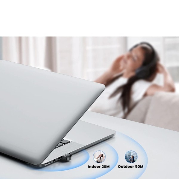 USB Bluetooth Adapter 5.1 Bluetooth Mottagare USB Bluetooth 5 0 Dongle 5.0 BT Sändare  Mini Adapter