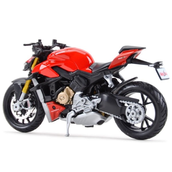 Ducati Super Naked V4 S Static Die Cast ajoneuvot keräily harrastukset moottoripyörä malli lelut