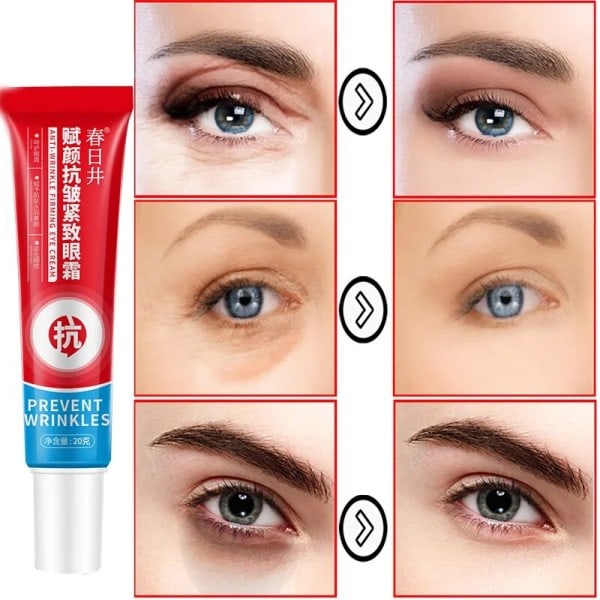 Anti-rynke øje creme fader fine linjer anti mørke cirkler øjen serum