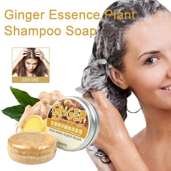 Inkivääri Polygonum saippua hiusten kasvu shampoo saippua kylmä käsitelty saippua hius shampoo