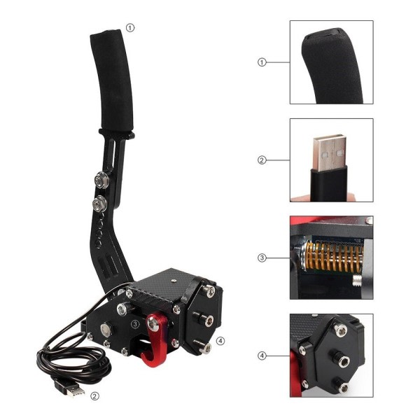 Broms System Handbroms För PC Hall Sensor  För racing spel
