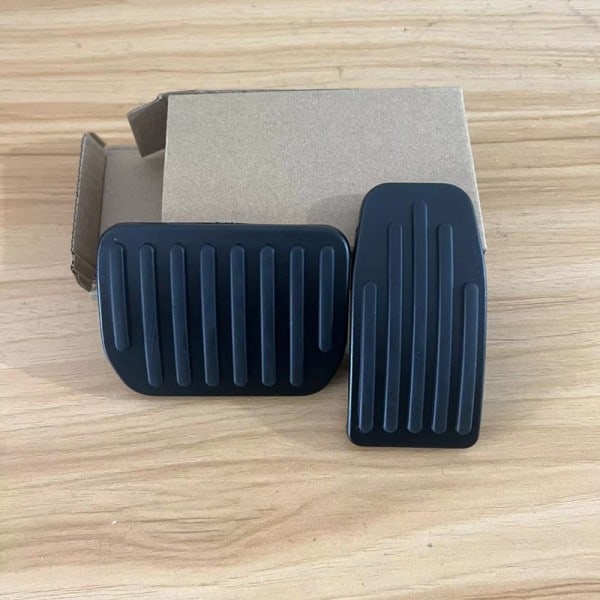Aluminium legering fot pedal for tesla modell 3 y akselerator gass drivstoff brems pedal rest pedal pads matter deksel