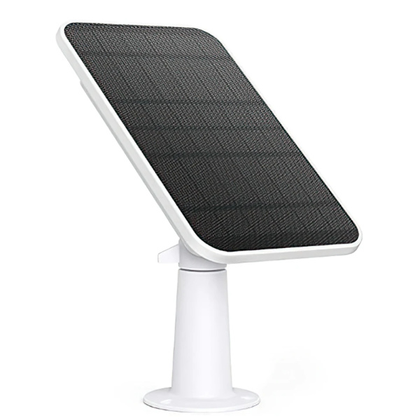 4W Solar Panel för Eufy Eufycam Cam Väderbeständig Vägg Monte Vridbar Fästen med 9,8ft Ström kabel