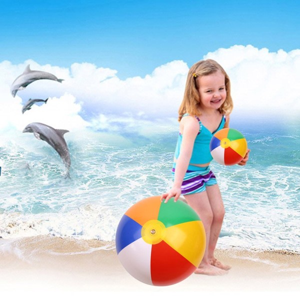 Farverig oppustelig bold balloner svømmebassin leg fest vand spil balloner strand sport bold