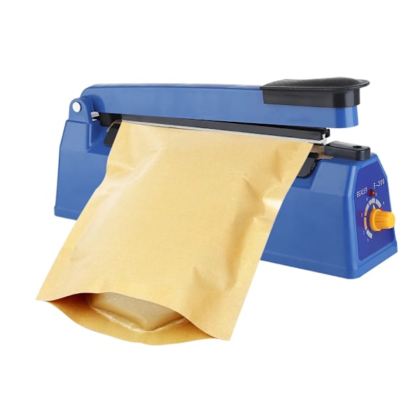 Impuls Sealer Manuell Varme Sealer Maskin for 8 tommers Plast poser, Shrink Wrap Bag Sealers Vacuum Sealer Packaging Machine