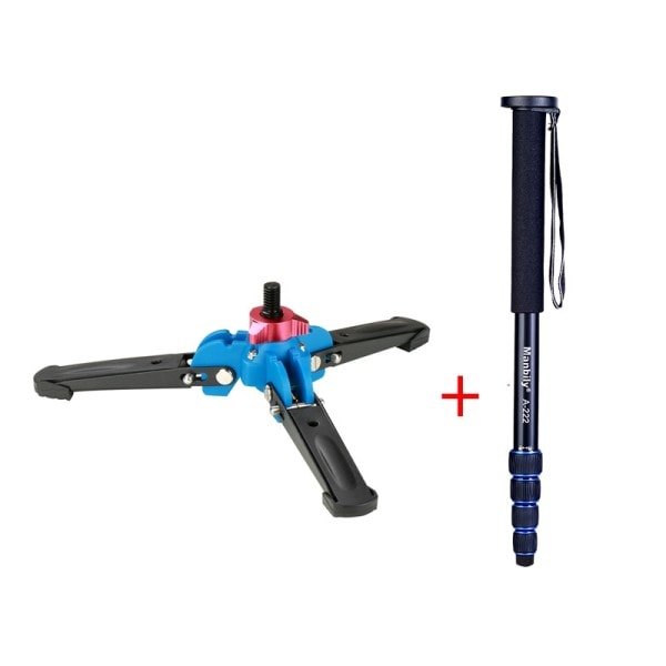 Professionell Aluminium Kamera Stativ 65tum 5 Sektioner Manbily Video Monopod för Canon Nikon DSLR Gopro 6 Action Camera